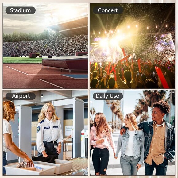 Clear Crossbody Bag with Adjustable Shoulder Strap, Stadium Approved PVC Clear P - Picture 7 of 8